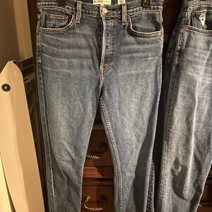 Re/Done Blue Skinny Jeans - Bundle of 3
